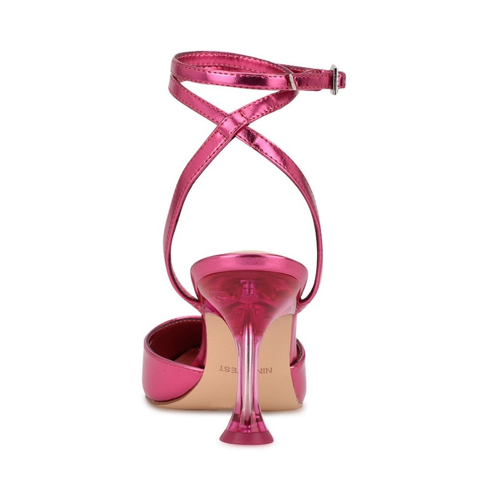 NINE WEST HARLOWE ANKLE STRAP PUMPS - Picture 3 of 5